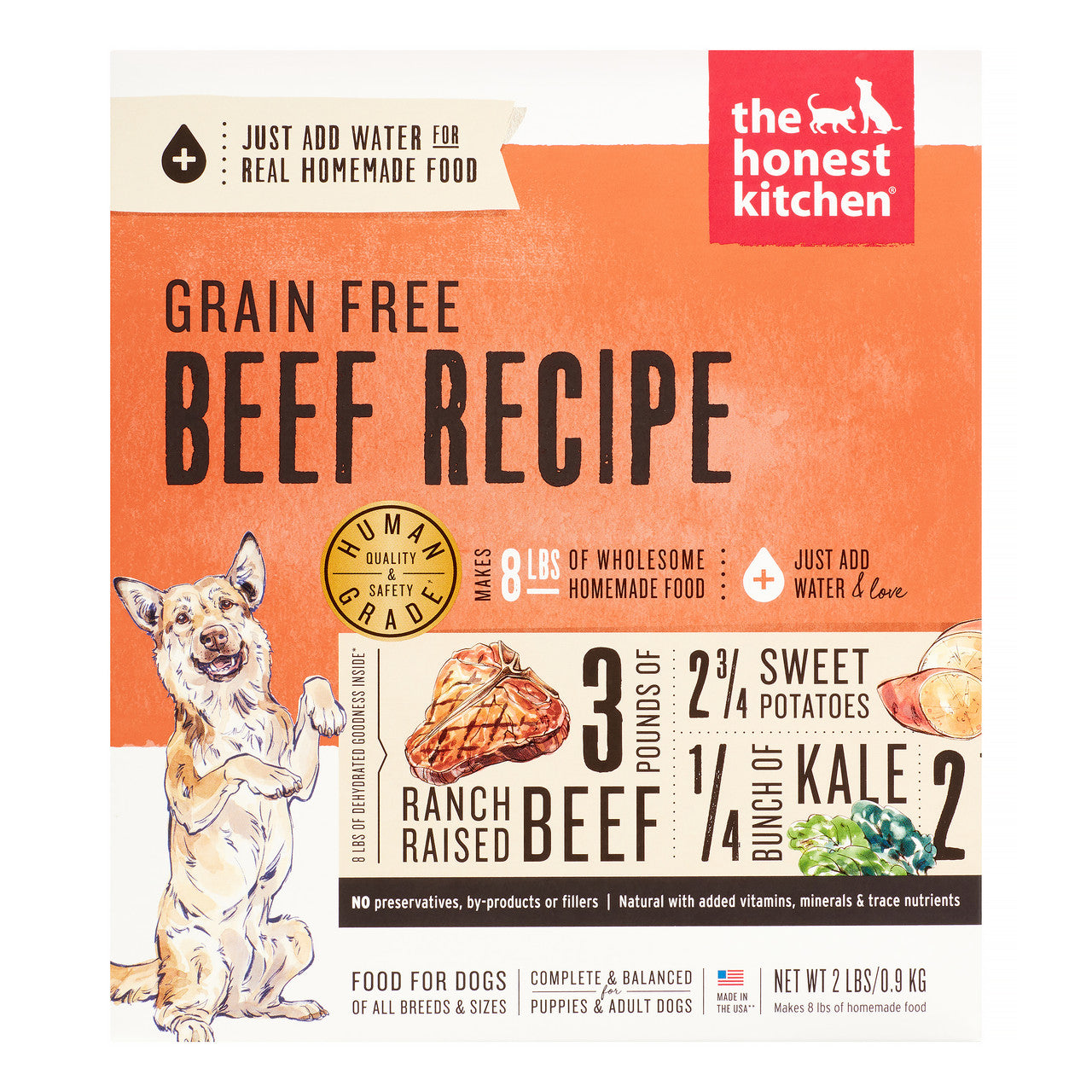 HK DOG FD GRN FR BEEF ( 6 X 2 LB )-0